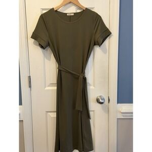 Inherit Olive Green Dress Belt Size Women's Small Minimalist Classic Casual